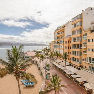 En Primera Linea De La Playa De Canteras Vista Al Mar Apartment